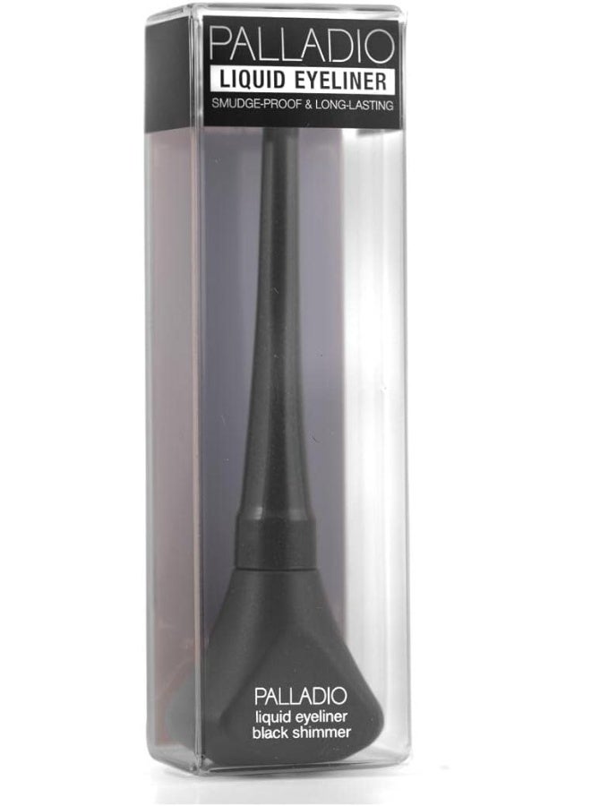 PALLADIO Liquid Eyeliner | Easy Application With Long-Lasting Results | Smudge Proof & Waterproof | Perfect Finish For Picture Perfect Eyes | Black Shimmer | 3.8Ml - Image 4