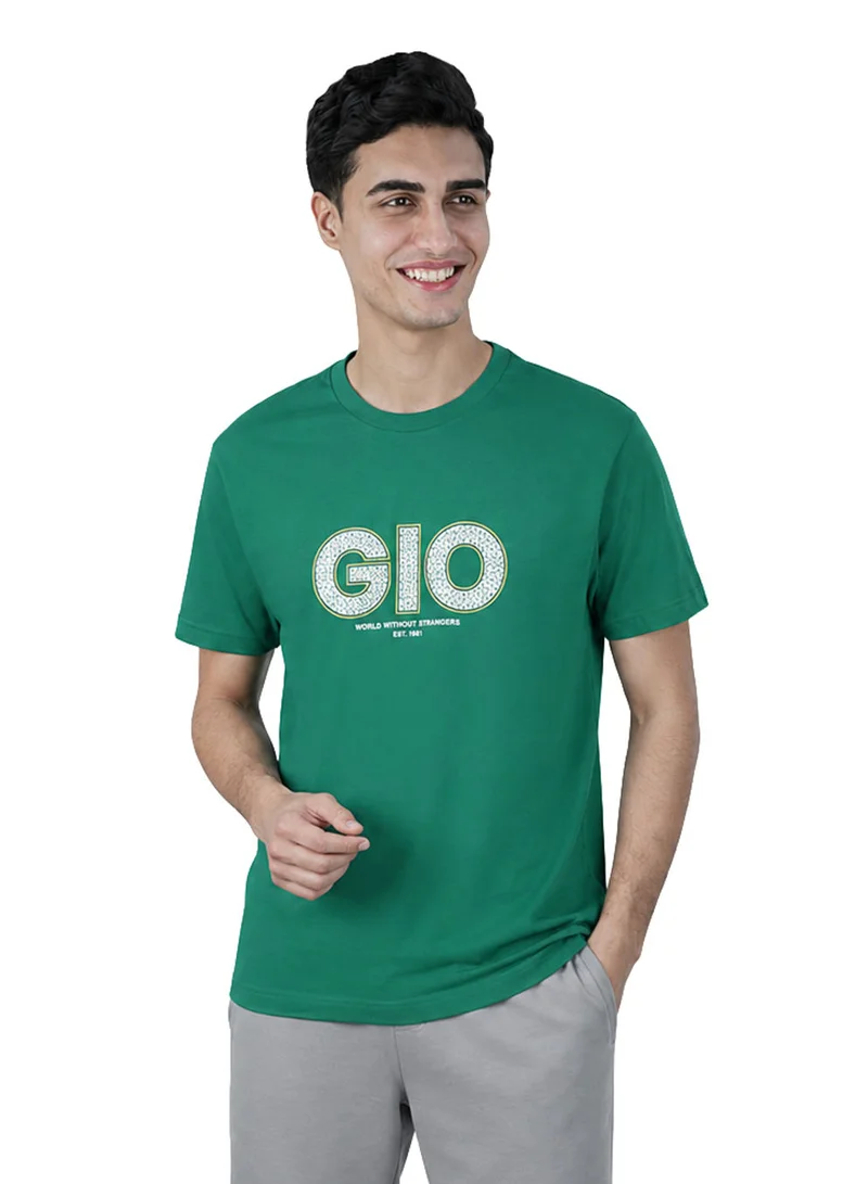 Giordano Men’s Slim Fit Cotton Graphic Print Tee