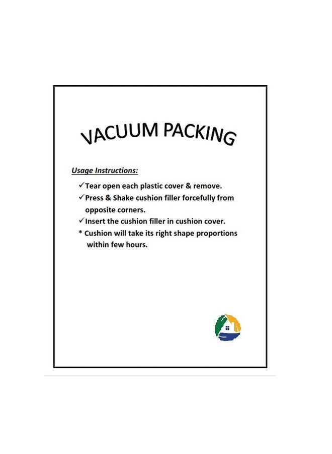 HFI HFI UrbanArts Virgin Microfiber Cushion Fillers - Pack of 5 Pcs, 20 x 20 Inches, White, Hotel Quality | Odourless & Dust Mite | Cushions for Sofa, Cushions for Bed, Sofa Pillow, Cushion Pillows - Image 5