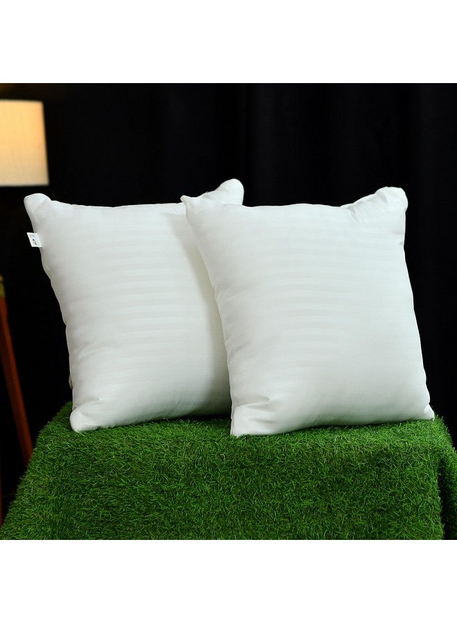 HFI HFI UrbanArts Virgin Microfiber Cushion Fillers - Pack of 5 Pcs, 20 x 20 Inches, White, Hotel Quality | Odourless & Dust Mite | Cushions for Sofa, Cushions for Bed, Sofa Pillow, Cushion Pillows - Image 2