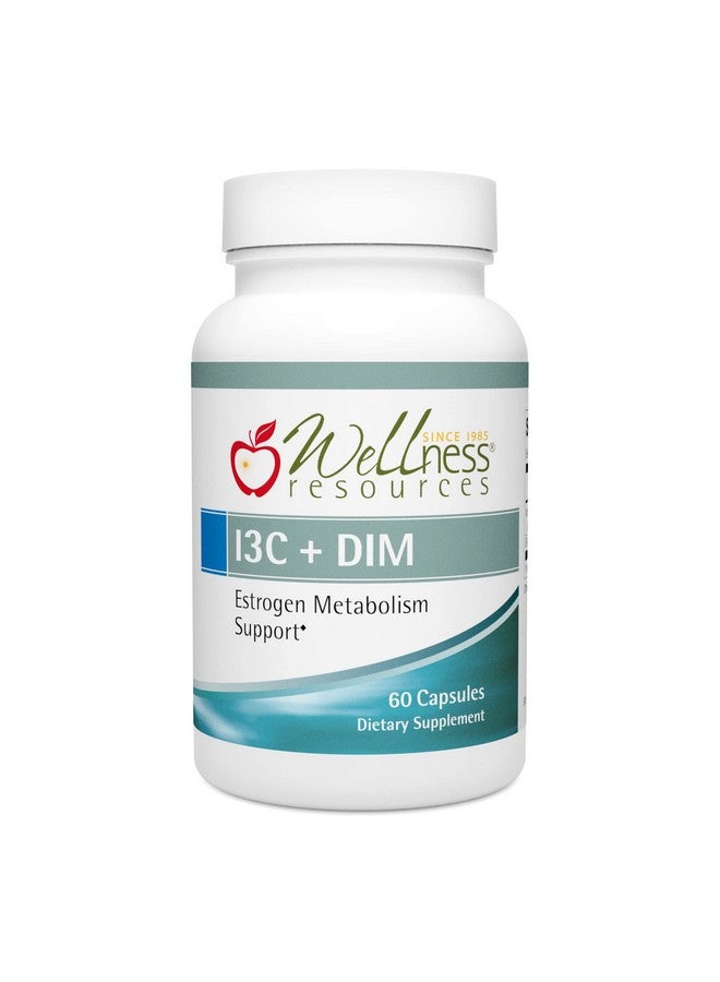 Wellness Resources I3C + Dim لعملية الأيض الصحية للإستروجين وإزالة السموم (60 كبسولة) 300 ملغ I3C + 100 ملغ Dim نباتي خالي من الغلوتين - Image 2
