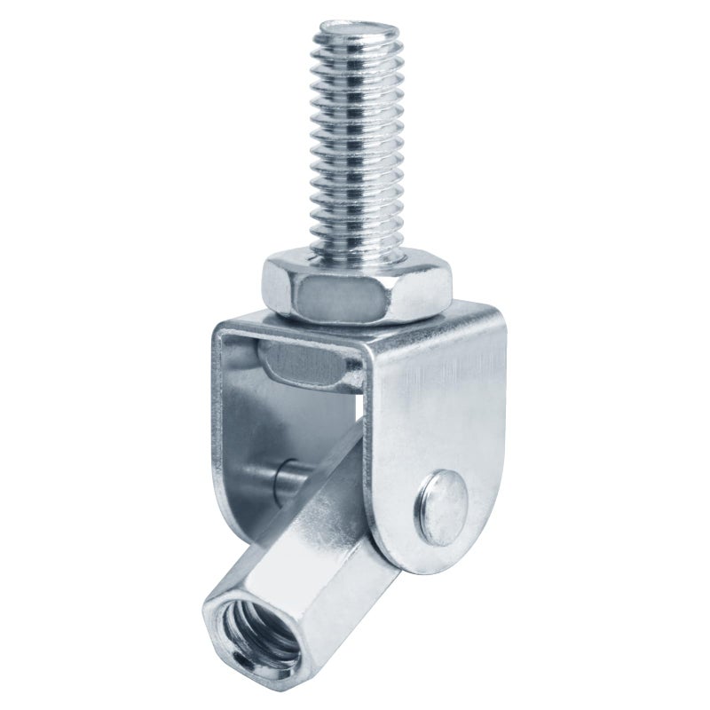 eoere 12 PCS 3/8" Swivel Joint Connector, Adjustable Swivel Attachment Thread Rod Hanger - Image 1