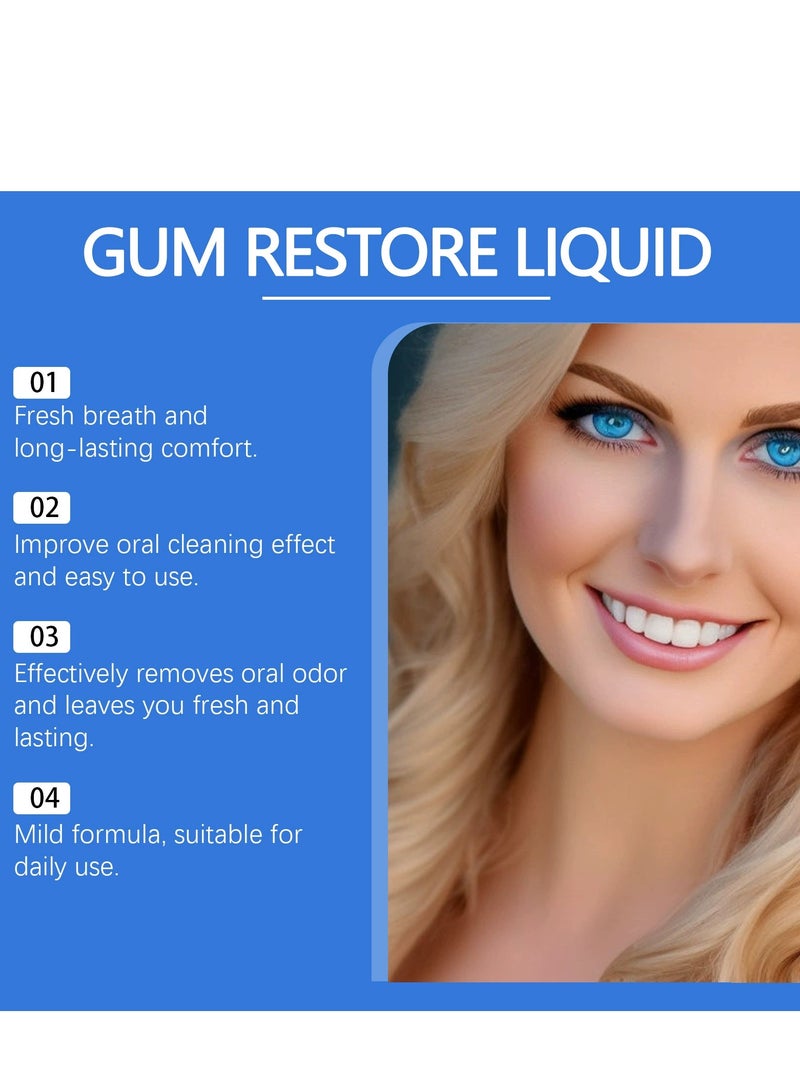 أورالحوي مصل علاج اللثة ، جل إصلاح اللثة سعة 30 مل ، مصل علاج اللثة ، مصل اللثة ، غسول الفم المنعش للأسنان ، تنظيف الأسنان بعمق ، غسول الفم لاستعادة اللثة للعناية بالفم - Image 4