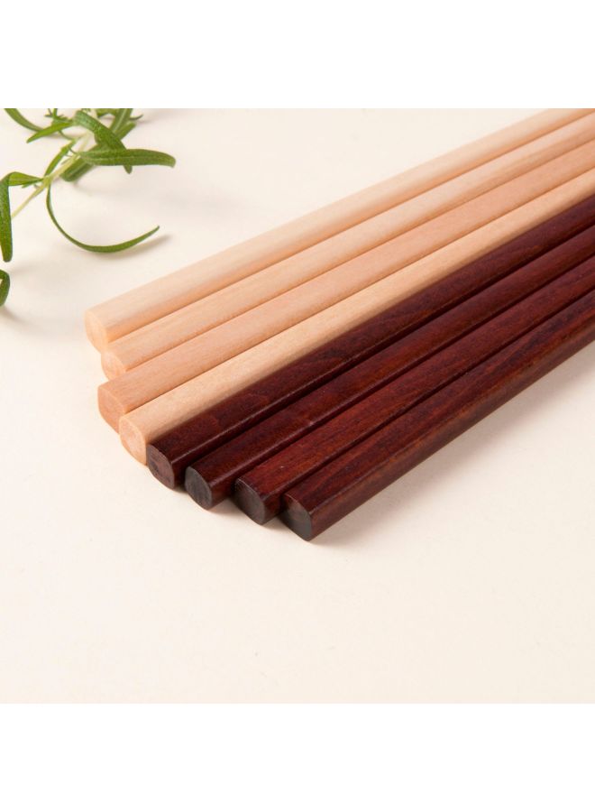 Wooden Chopsticks Wholesale Creative Japanese Style And Wind Pointed Chopsticks Lotus Wood Phoebe Wood Chopsticks Can Be LOGO-Specifications:Phoebe 22.5cm - Image 3