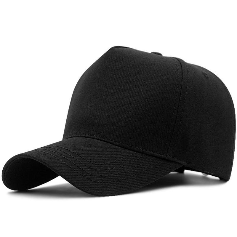 FASHIXD Oversize XXL Trucker Hat for Men Big Head Hats High Crown Baseball Cap Adjustable 23.6"-25.6" (US, Alpha, One Size, Black) - Image 1