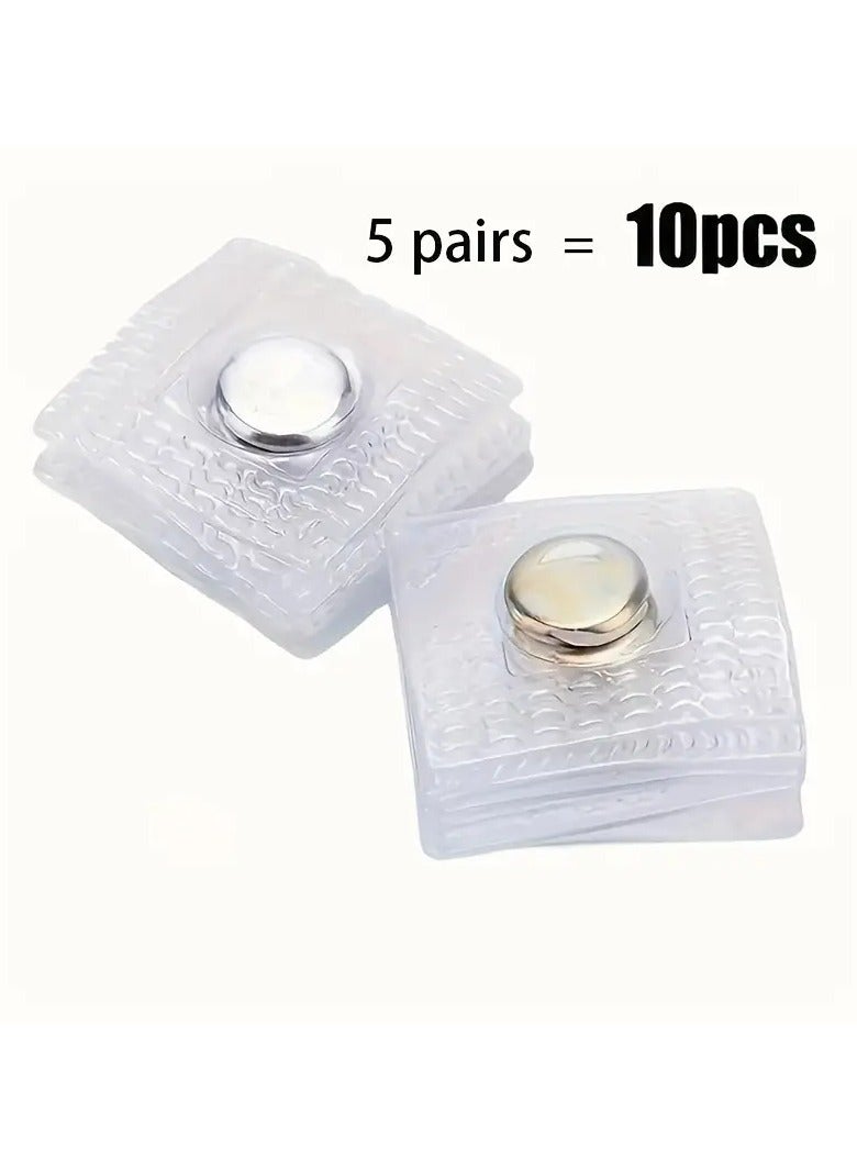 5 Pairs Of Hidden Magnetic Lock Button For Bags And Clothes 10 Pieces - Image 2