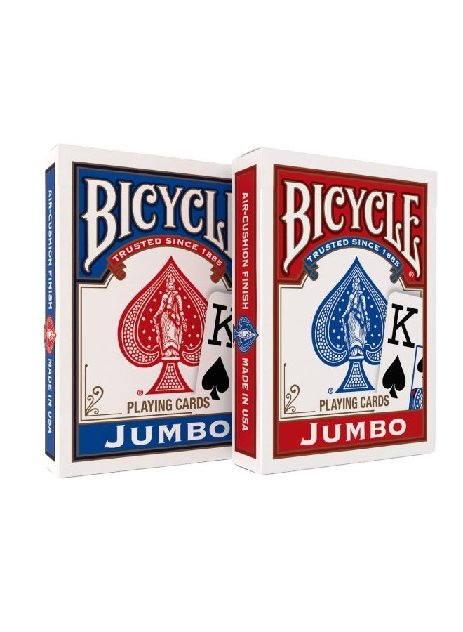 Bicycle Playing Cards, Jumbo Index, 2 Pack