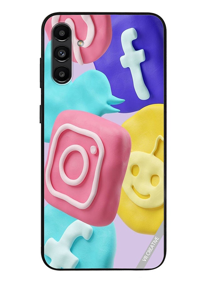 VR CREATIVE Protective Case Cover For Samsung Galaxy A13 5G Icon Design Multicolour - Image 1