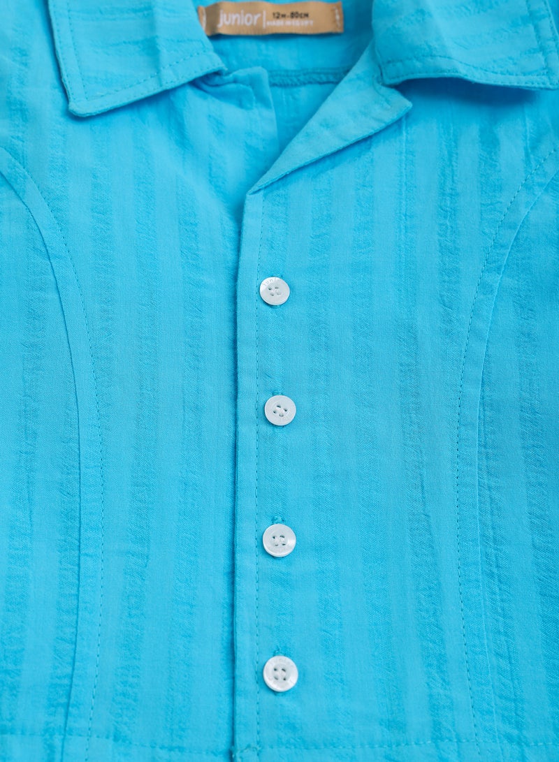 Junior Baby Boys Short Sleeve Shirt - Image 2