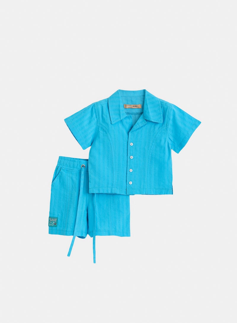 Junior Baby Boys Short Sleeve Shirt - Image 3
