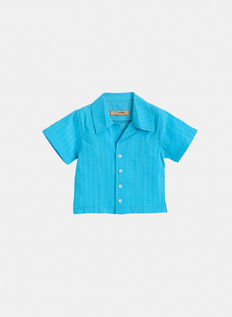Junior Baby Boys Short Sleeve Shirt - Image 1