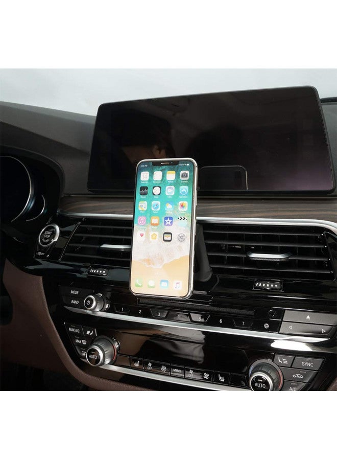 BEERTE Phone Holder fit for BMW 5 Series 2017 2018 2019 2020 2021 2022 Adjustable Air Vent Strong Magnetic Car Dashboard Cell Phone Mount,Magnetic Phone Mount fit for Any inches Smartphone - Image 1