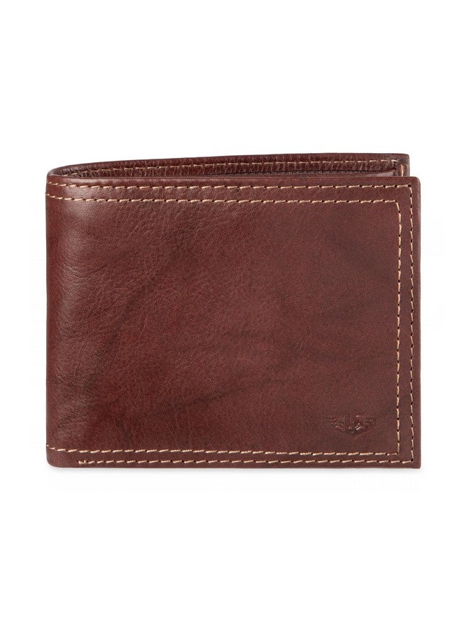 DOCKERS Dockers Men's Extra Capacity Bifold Wallet-ID Window and Multiple Card Slots, Brown, One Size  - Image 1