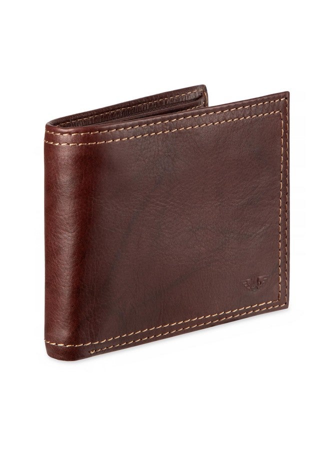 DOCKERS Dockers Men's Extra Capacity Bifold Wallet-ID Window and Multiple Card Slots, Brown, One Size  - Image 2