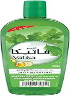 Vatika Naturals Vatika Naturals Watercress Enriched Hair Oil 90 ml | Marrow & Vitamin E | Hair Roots Nourishment for all Hair Types 