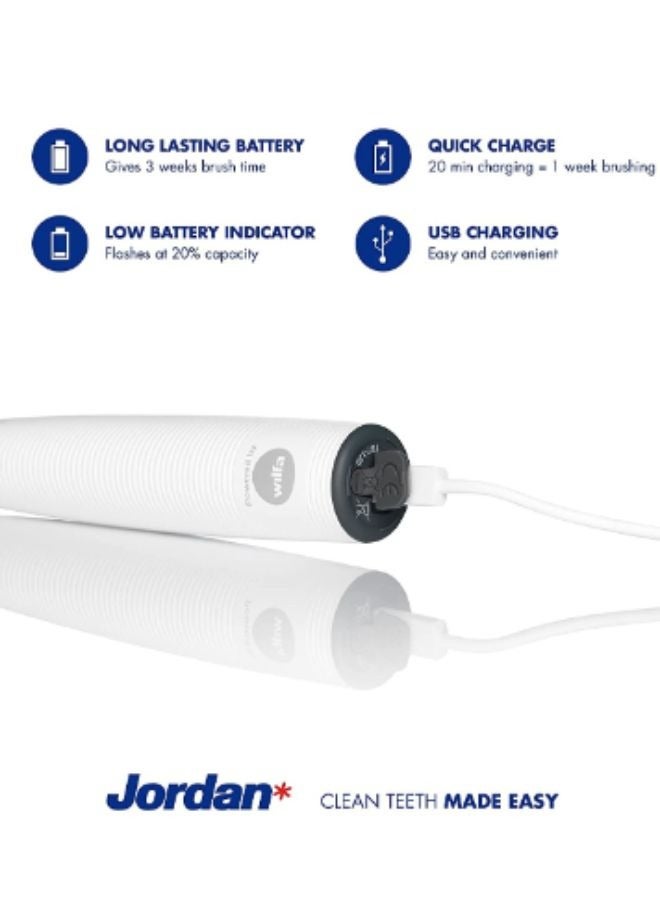Jordan Clean Smile Electric Toothbrush, Dark Grey 1 Pc - Image 4