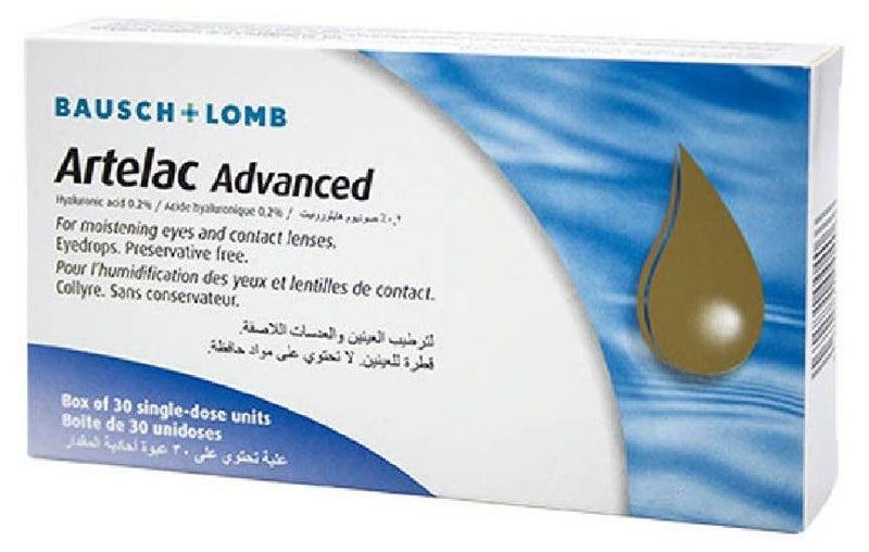Bausch + Lomb أرتيلاك أدفانسد 0.5 مل قطرة للعين