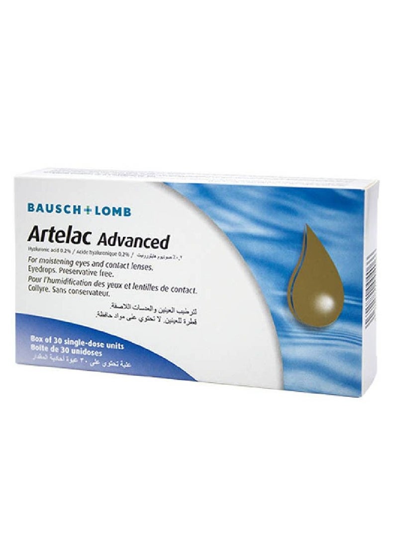 Bausch + Lomb أرتيلاك أدفانسد 0.5 مل قطرة للعين 