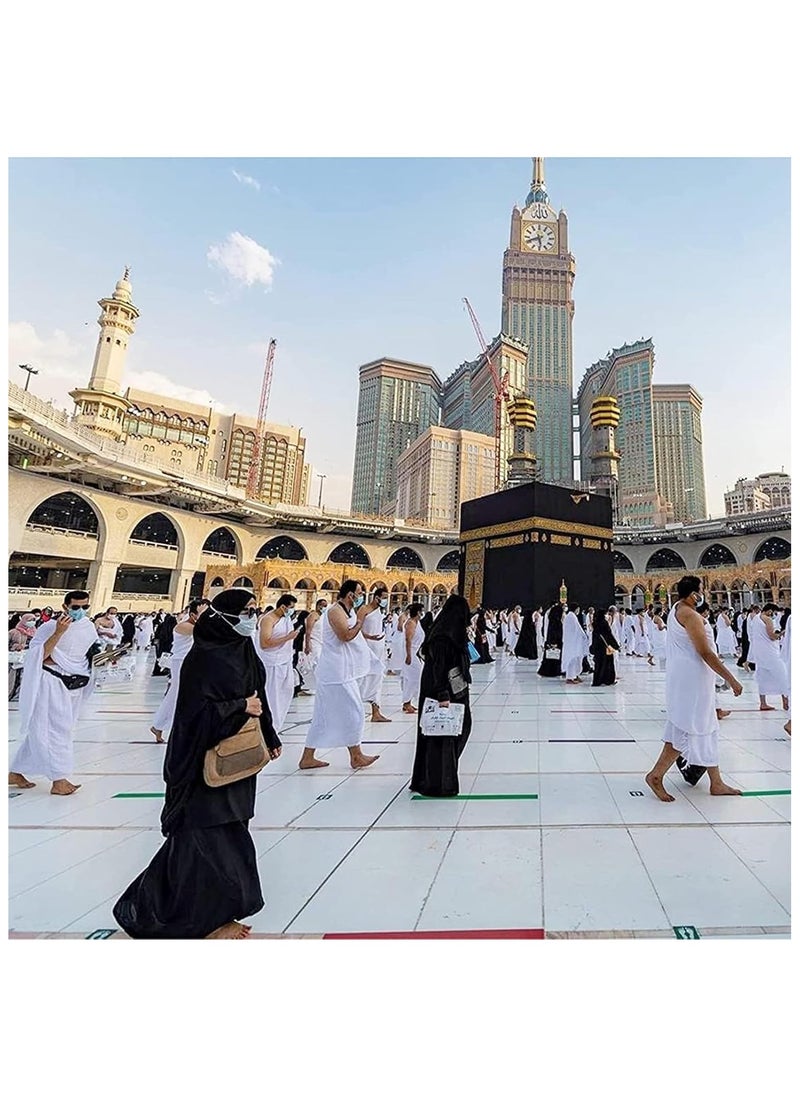 Fabienne - 2-Piece Ihram Towel Set for Kids Hajj and Umrah Ihram for Boys Soft Lightweight Non-Stitched Microfiber  Breathable Quick Dry Ahram for Kids 60x30 Inches - Image 1