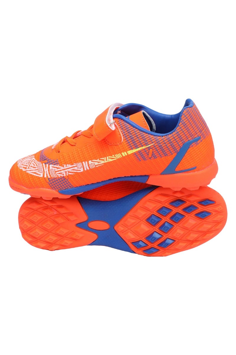 حذاء رياضي للأطفال بلون برتقالي/أزرق – مقاس 33 - Image 2