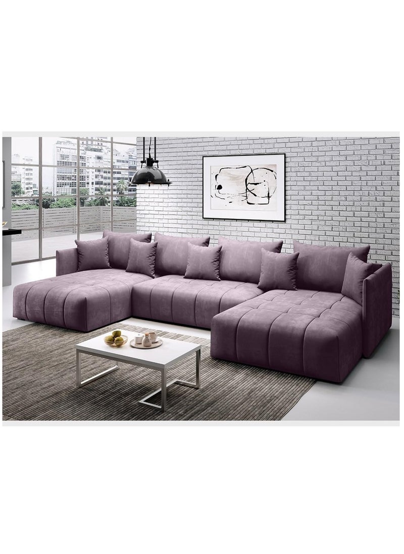 Comfynest U-Shape Sectional Sofa Modern Living Room Elegance Spacious Comfort and Stylish Design  - Image 1