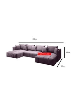 Comfynest U-Shape Sectional Sofa Modern Living Room Elegance Spacious Comfort and Stylish Design  - Image 2