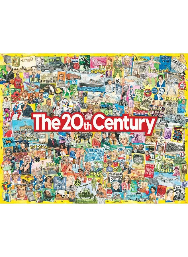 WHITE MOUNTAIN Puzzles 20Th Century, 1000 Piece Jigsaw Puzzle - Image 1