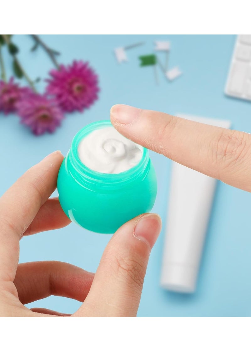 KASTWAVE Cosmetic Jars, 8 Pcs 0.5 oz Plastic Cosmetic Jars, Leak Proof Plastic Cosmetic Container Jars for Travel Storage Make Up, Eye Shadow, Nails, Powder, Lotion, Jewelry, Candy, Craft - Image 5