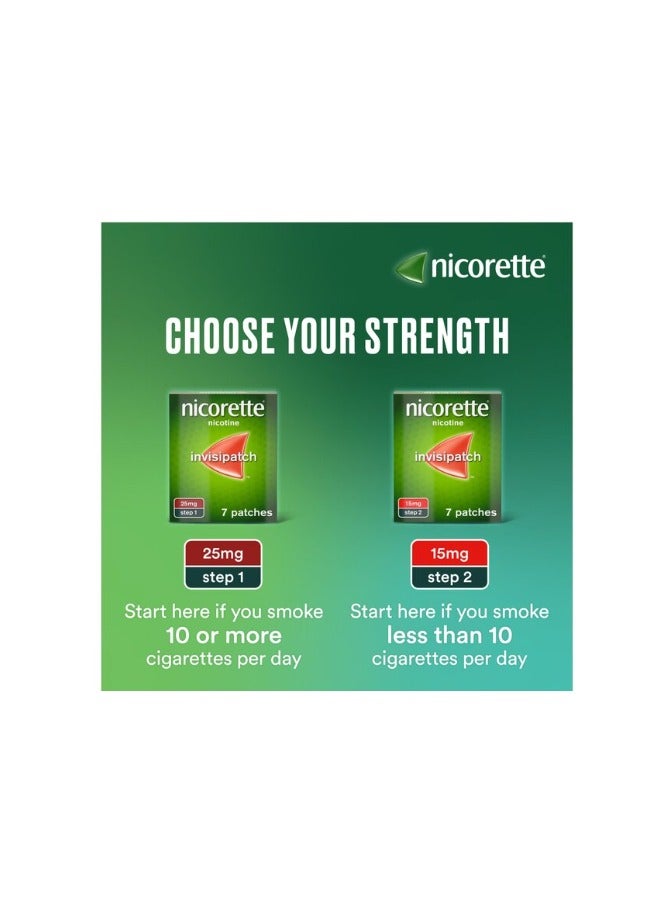 Nicorette	Invisi 15mg patch nicotine Step 2	7 patches - Image 4