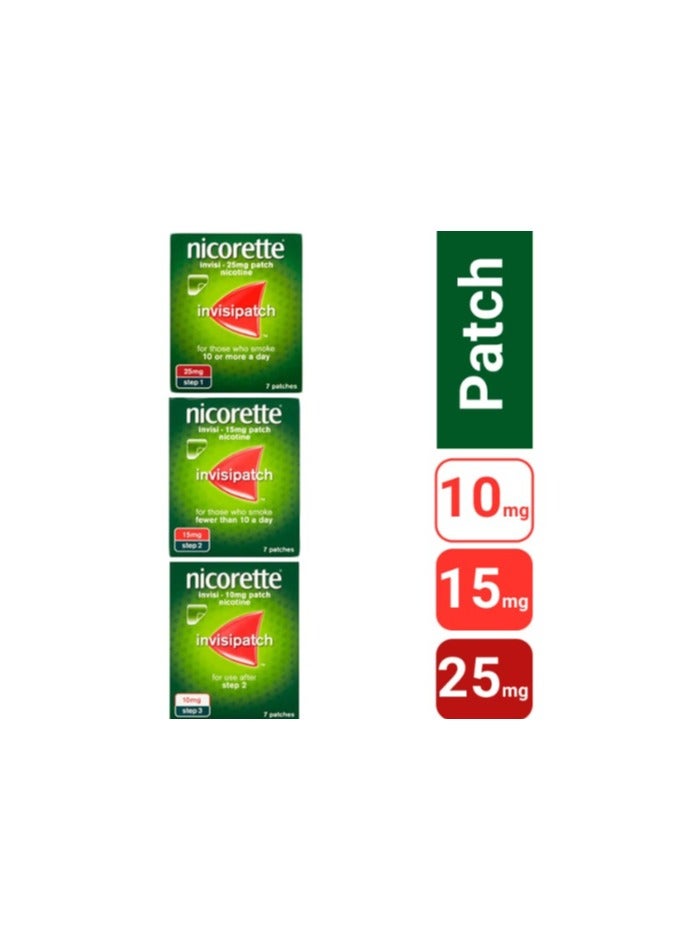Nicorette	Invisi 15mg patch nicotine Step 2	7 patches - Image 5