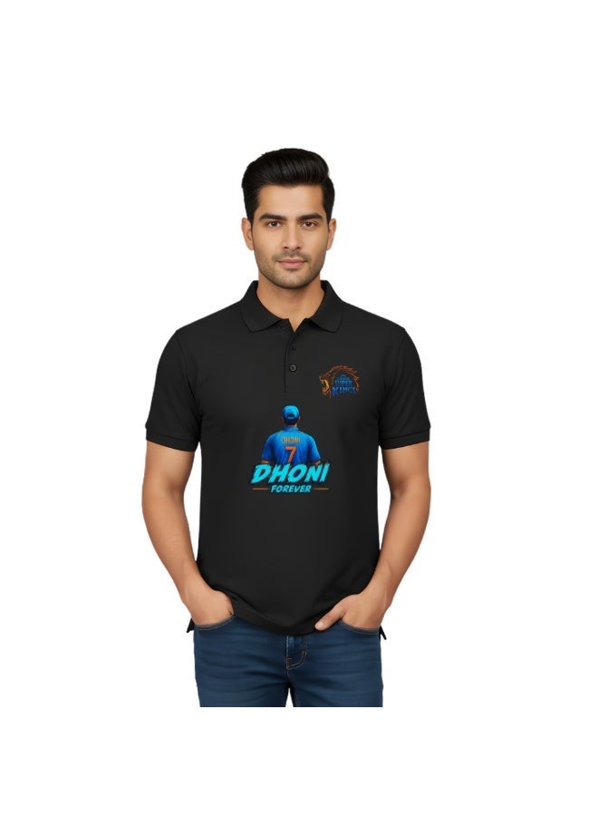Chennai Cricket Jersey for Men - Dhoni Dry-Fit T-Shirt for Men - Perfect for Chennai Cricket Fans - Image 1