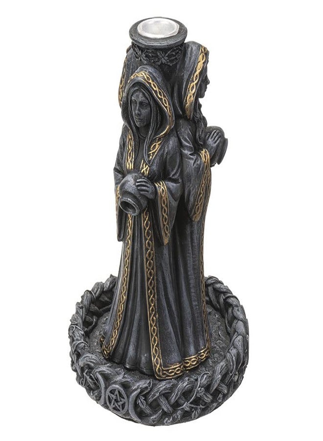 Pacific Giftware Mother Maiden Crone Backflow Incense Burner, 9.25-inch Height, Cold Cast Resin - Image 4