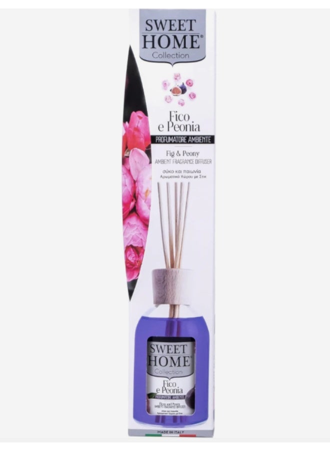 سويت هوم مجموعة سويت هوم كوليكشن معطر جو 100 مل برائحة التين والفاوانيا، صنع في إيطاليا. - Image 3