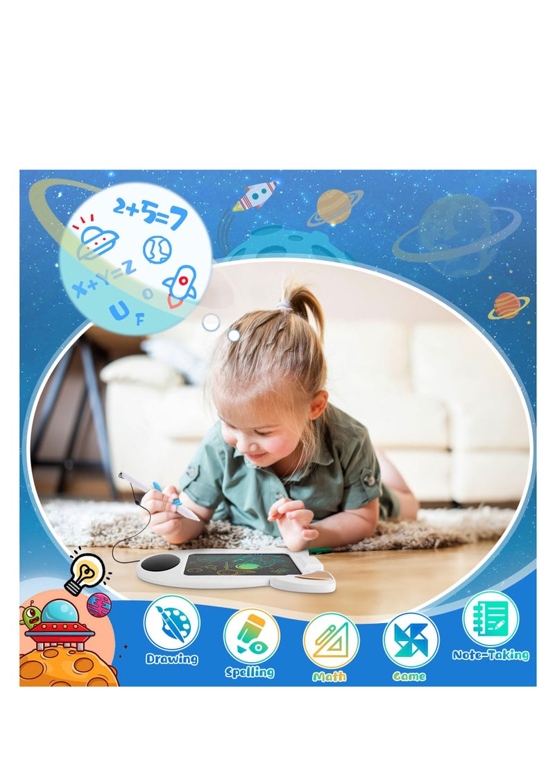 LCD Writing Tablet for kids, Drawing Tablets Board Toys Gifts for Toddler 2 3 4 5 6 7 Year Old, Boys Girls Magic Drawing Pad, Rocket Travel Activity Learning Toy, Birthday Presents