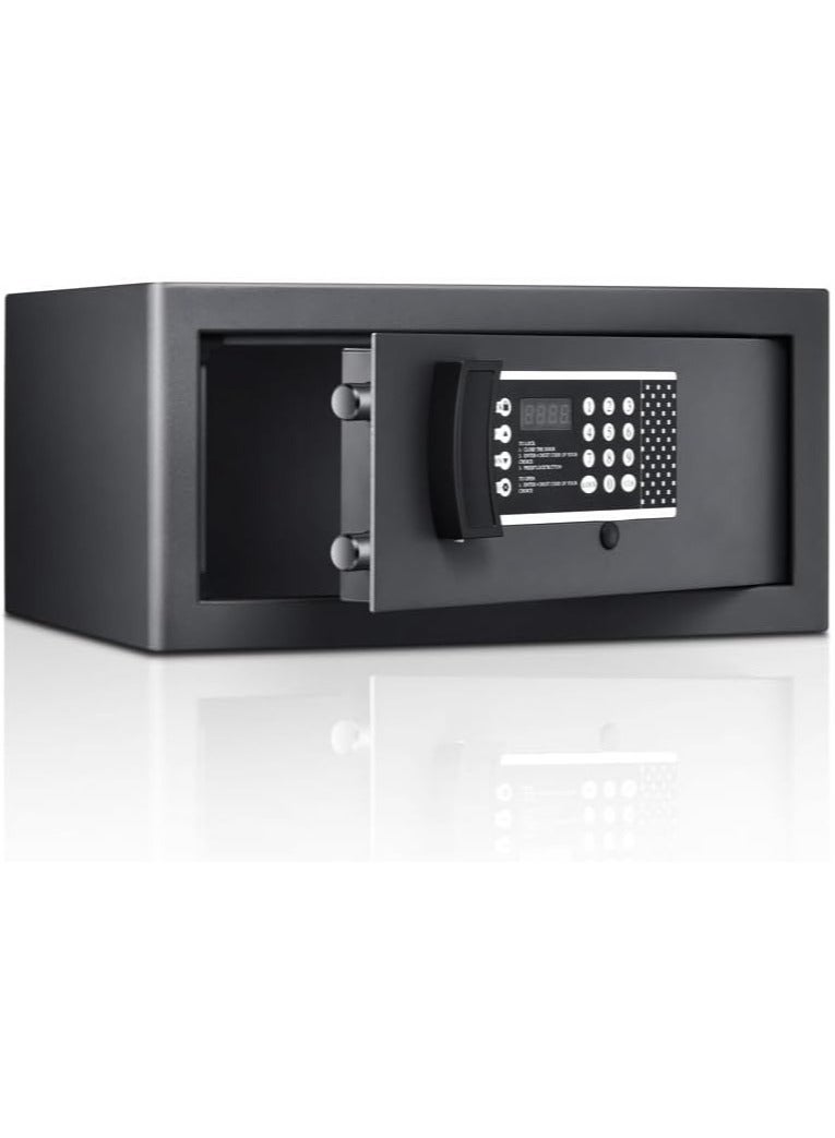VUCATIN Fireproof Safe Box with Key Lock Anti-Theft Digital Security Box with Programmable Keypad Security Cabinet Money Safe Lock Box for Home Hotel Office (21*43*36cm) - Image 1