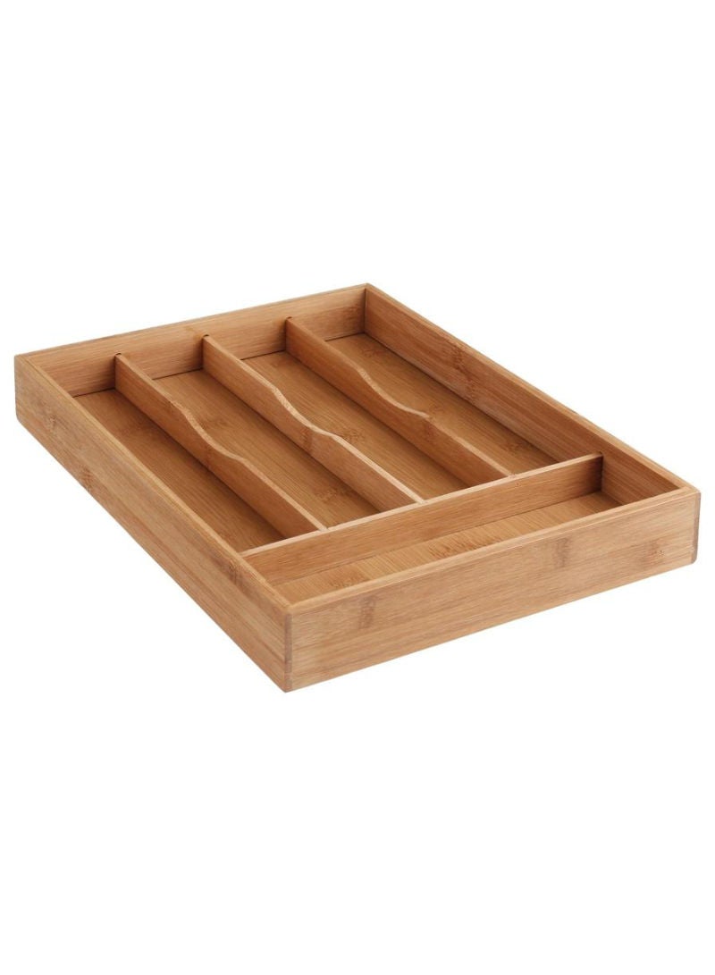 حامل أدوات المطبخ من الخيزران 34 × 25 × 4.3 سم