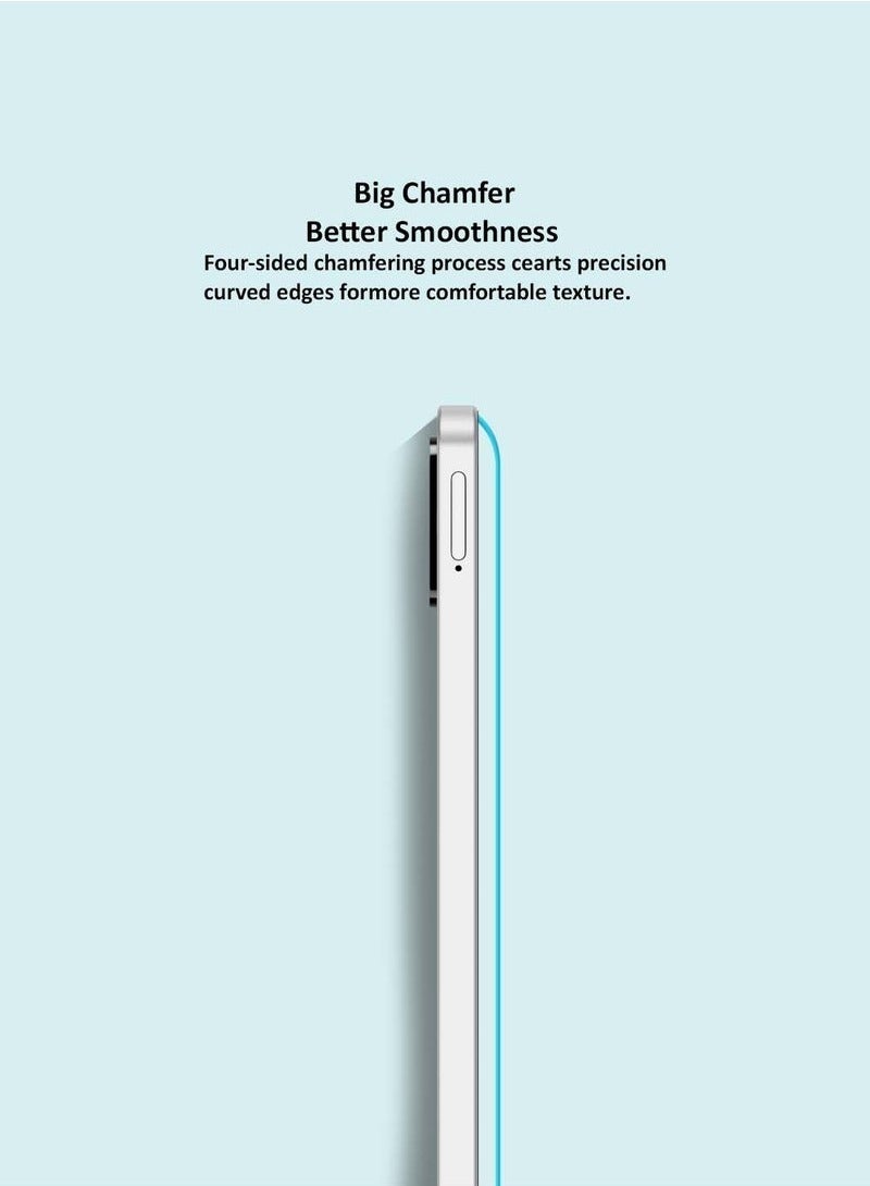 راكسوم واقي شاشة زجاجي مقوى فاخر من GMAX لهاتف سامسونج جالاكسي F06 5G 2025 / M06 5G 2025 - صلابة 9H، حواف منحنية 2.5D، رؤية فائقة الوضوح عالية الدقة، مقاوم للخدوش، ملمس ناعم، سهل التركيب بدون فقاعات - شفاف - Image 5