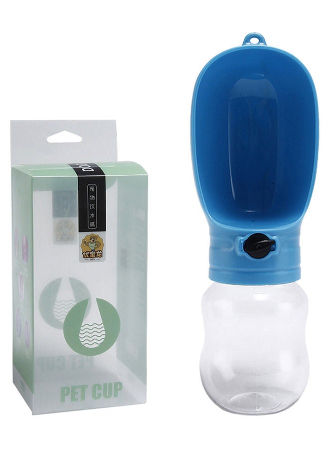 NIBEMINENT Portable Pet Drinking Bottle Blue/Clear 0.195kg