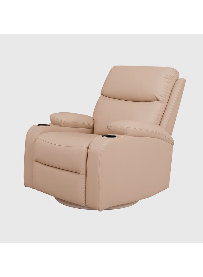 إن كي أكس أريكة مساحة كابينة فردية بسيطة لغرفة المعيشة وغرفة النوم وحامل أكواب متعدد الوظائف وكرسي هزاز مسطح متكئ - Image 2