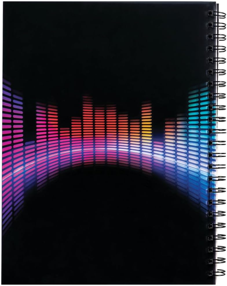 UCREATE Fashion Poly Sketch Book, Sonic Vibes, 9" x 12", 1 Count - Image 2