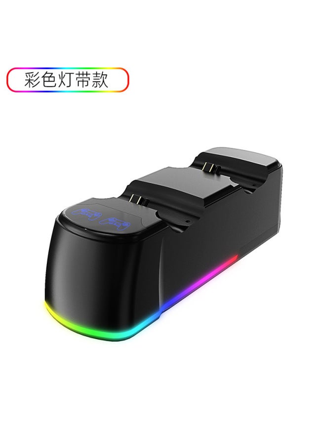 Neutral P4 Controller Dual Charging Dock With Charging Indicator, P4 Blu-ray Dual Charger, P4 Wireless Gaming Dock, Blu-ray Version - Image 1