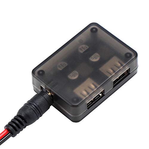 DROK 12V to 5V DC USB Buck Converter, Dual USB Port Fast Charger Board Auto Power Supply Adapter DC-DC 10-32V 12V 24V to 5V 9V Voltage Step Down Regulator Car Volt Transformer - Image 1