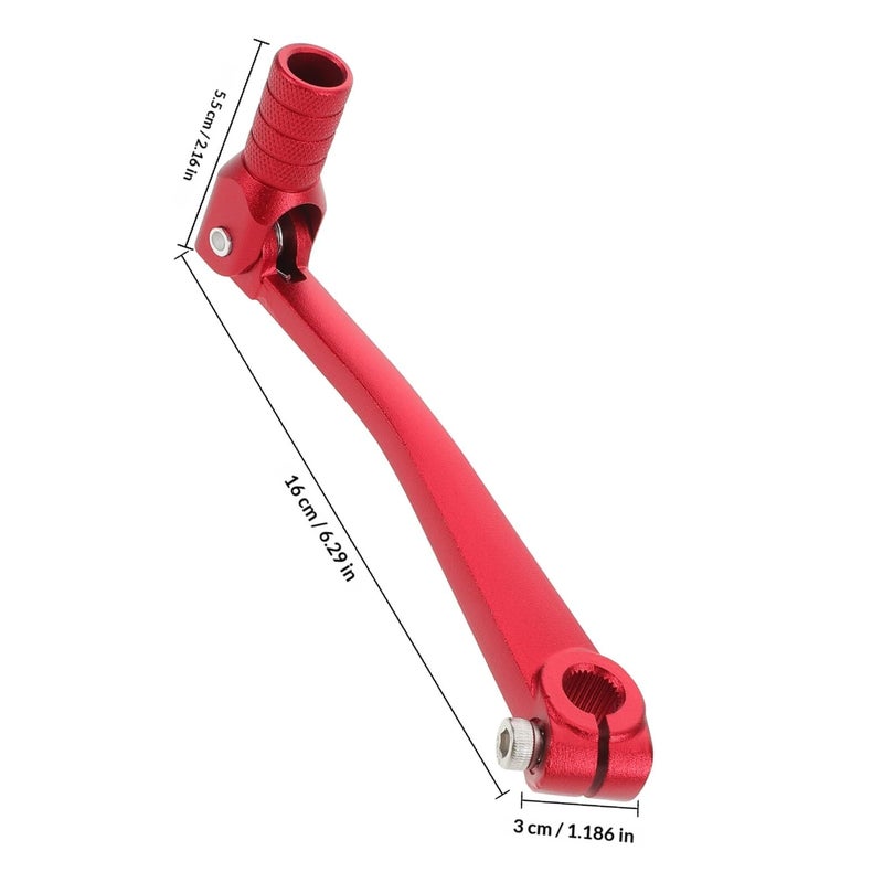 Red Aluminum Alloy Folding Motorcycle Gear Shifter Lever For XR50 Dirt Bike - Image 3