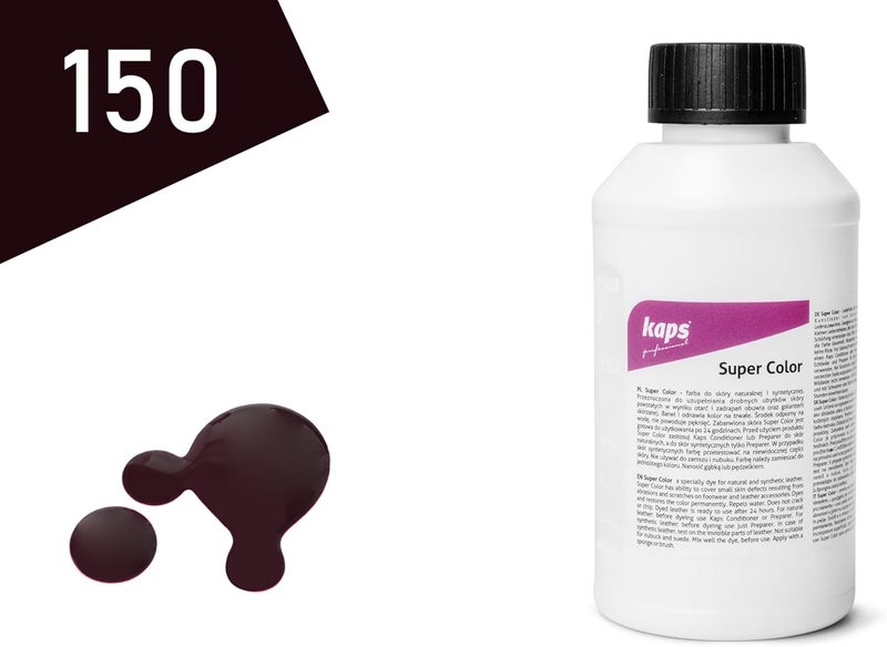Kaps Dye Paint For Natural and Synthetic Leather Textiles, Super Color, 16.9 fl. Oz. - Image 1