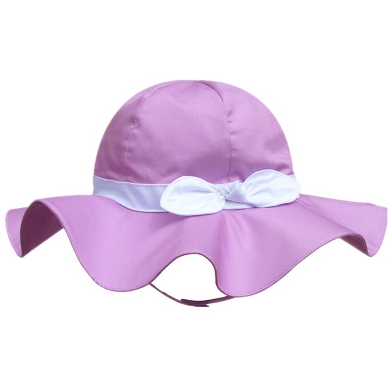 Vimeet SNW Kid Baby Summer Hat Baby Sun Hat Hip Hop Hat Baseball Cap Baby Cap Purple - Image 2