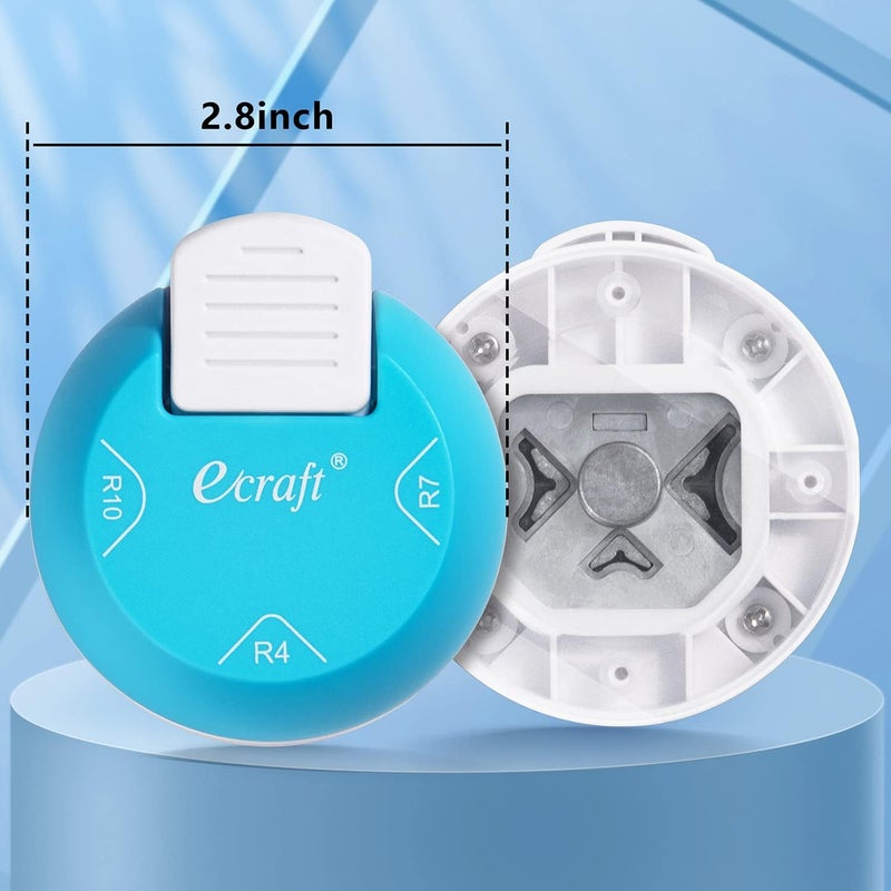 ecraft Paper Corner Rounder Punch : 3 in 1 (R4mm, R7mm, R10mm) - Corner Cutter for Paper Crafts, Laminate, Photo, DIY, Card Making and Scrapbooking - Image 4