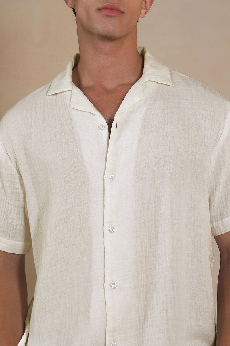 fyltr Men's Half Sleeve Solid Shirt - 100% Cotton | Regular Fit | Camp Collar | Casual Shirts for Men - Image 5