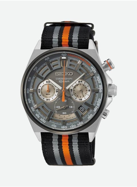 Seiko Neo Sports Chronograph Grey Dial Quartz SSB403