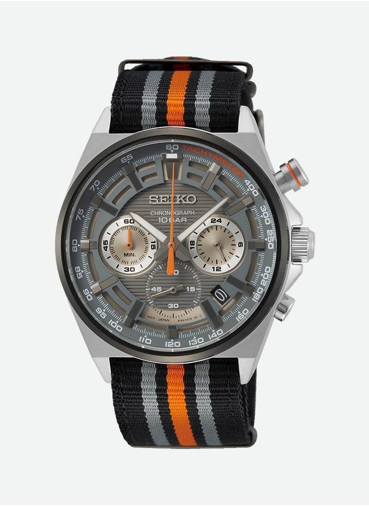 Seiko - Seiko Neo Sports Chronograph Grey Dial Quartz SSB403 - Image 1