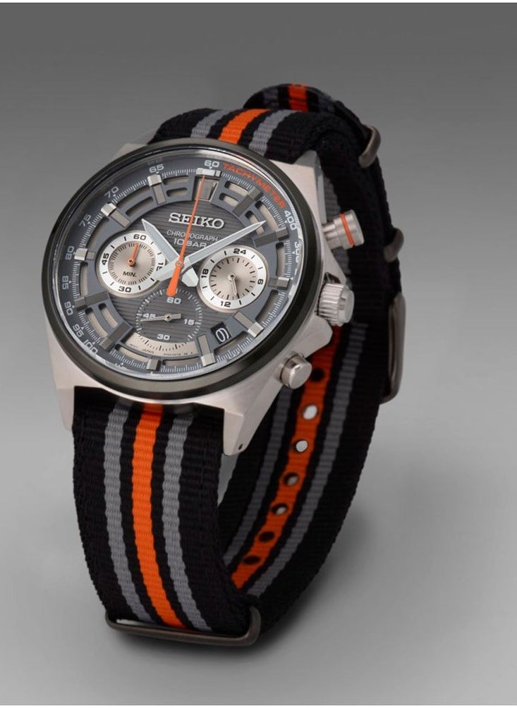 Seiko - Seiko Neo Sports Chronograph Grey Dial Quartz SSB403 - Image 1